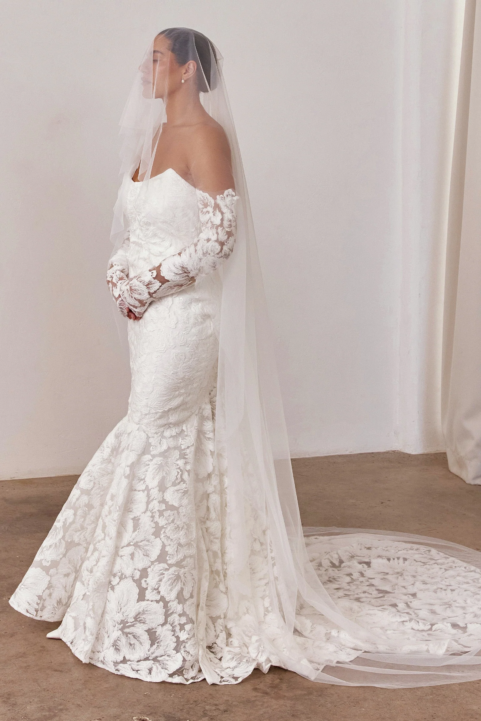 Lunaria Drop Veil - Image 12
